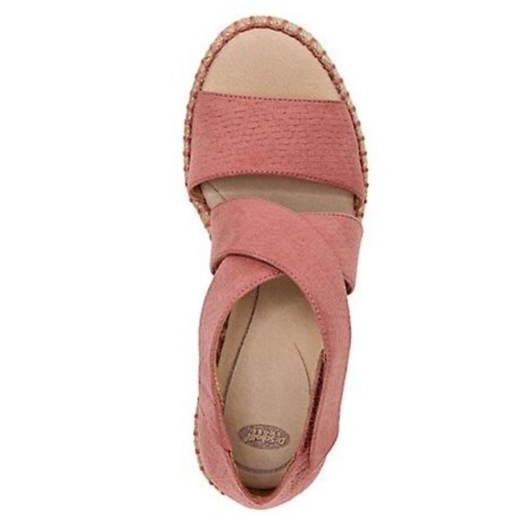 New whit tag Dr. Scholl's Vacay Womens' Wedge Sandals, Size: 8.5 Red - Picture 4 of 6